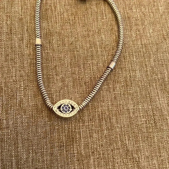 S925 Stamped Evil Eye Charm - Picture 6 of 7